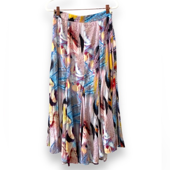Anthropologie Multi color midi skirt, NWT, size 4 - Picture 3 of 9